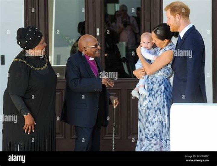 Baby Archie Meets Archbishop Desmond Tutu During Africa Tour With Duchess Meghan and Prince Harry