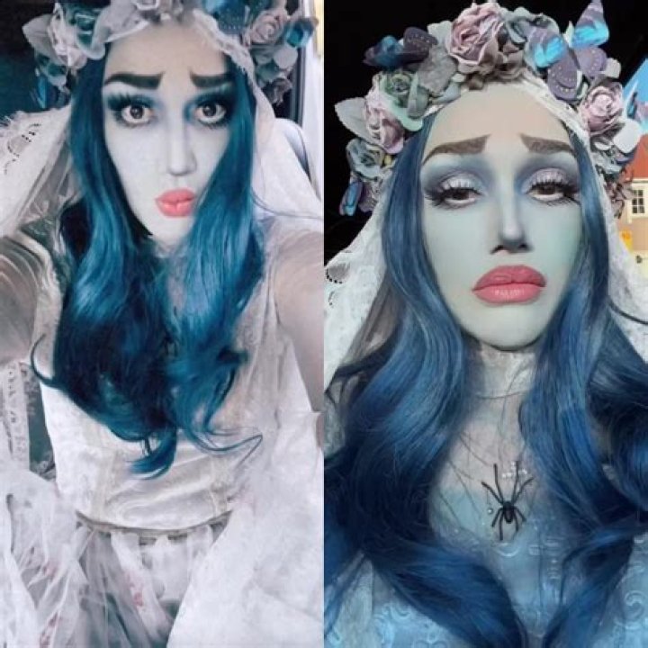 Blue in the Face! Gwen Stefani Transforms Into the Corpse Bride for Epic Halloween Costume