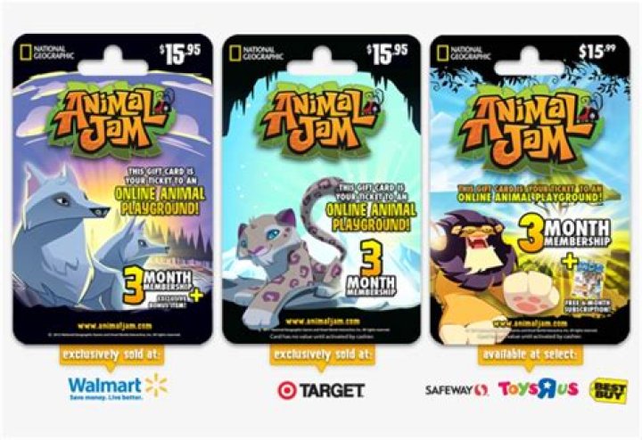 Can I get Animal Jam gift cards at GameStop?