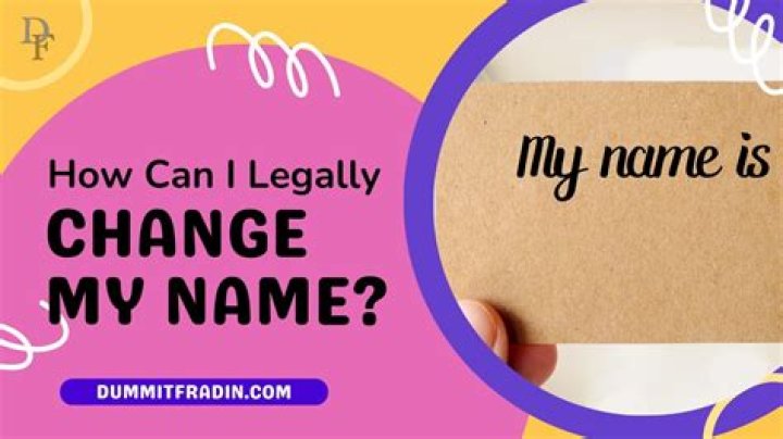 Can I legally use my maiden name?