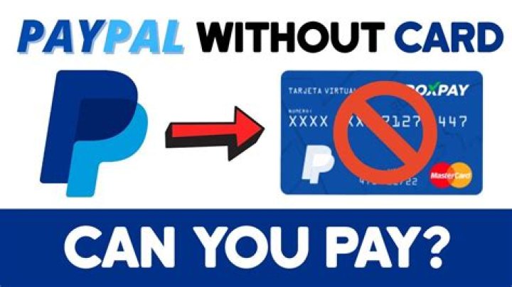 Can I pay online with PayPal without credit card?