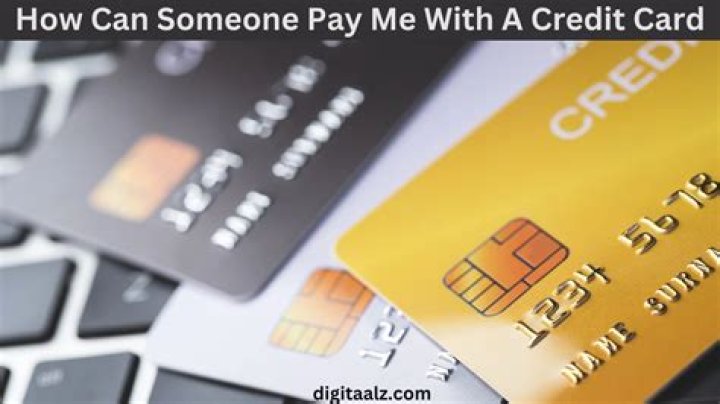 Can someone pay me with a credit card?