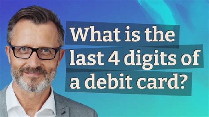 Can someone use the last four digits of my debit card?