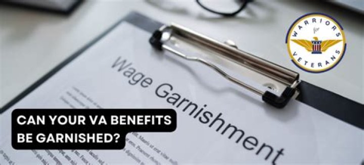 Can veterans retirement be garnished?