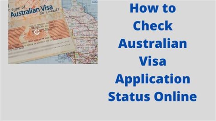Can we track your visa application status Australia?