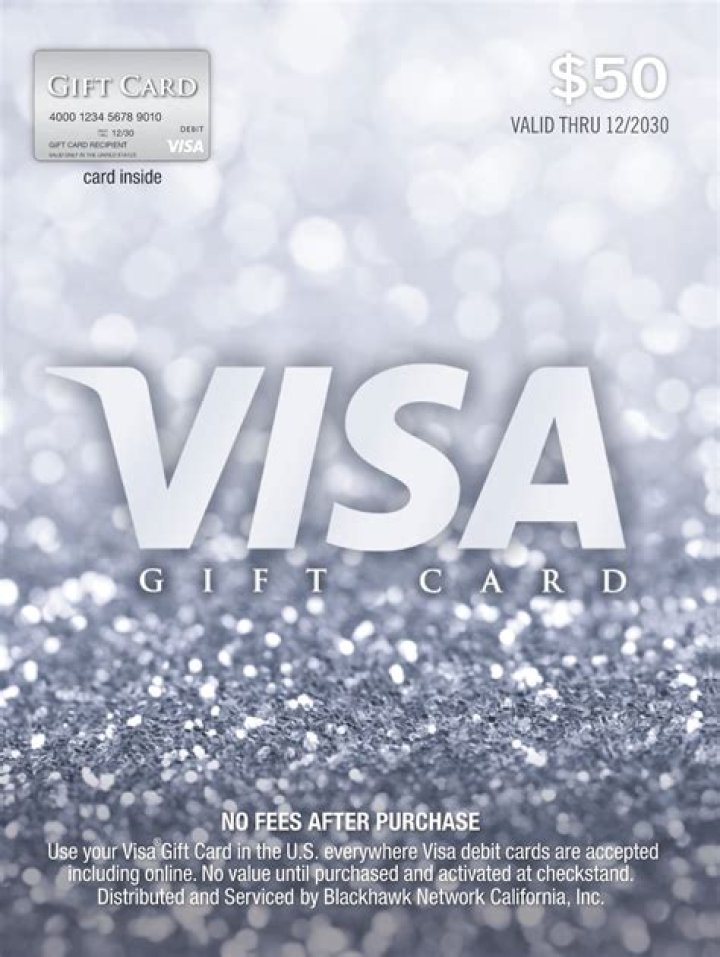 Can you add address to Visa Gift Card?