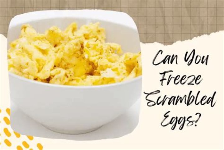 Can you freeze scrambled eggs?