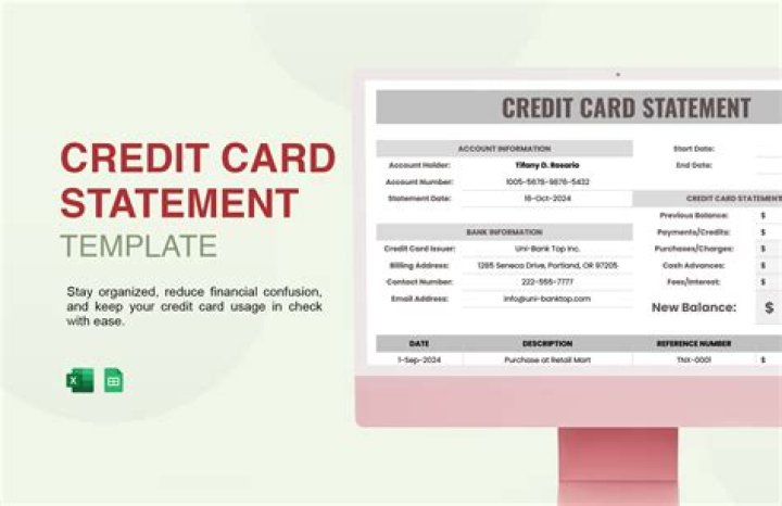 Can you see individual items on credit card statement?