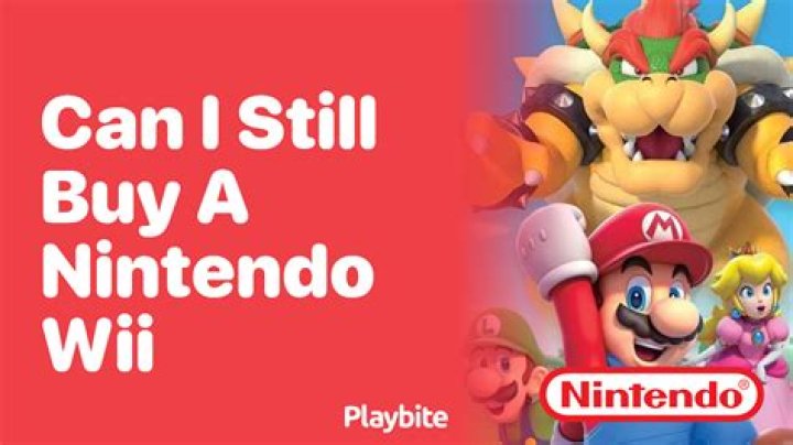Can you still buy games for Wii?