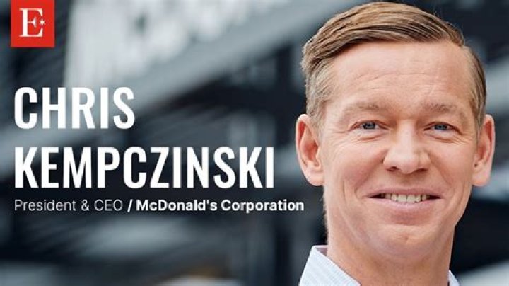 Chris Kempczinski (Business Executive) - Age, Birthday, Bio, Facts, Family, Net Worth, Height & More