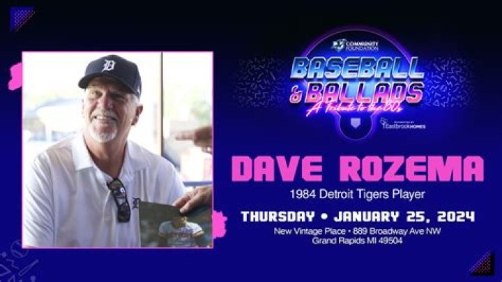 Dave Rozema (Baseball Player) - Age, Birthday, Bio, Facts, Family, Net Worth, Height & More