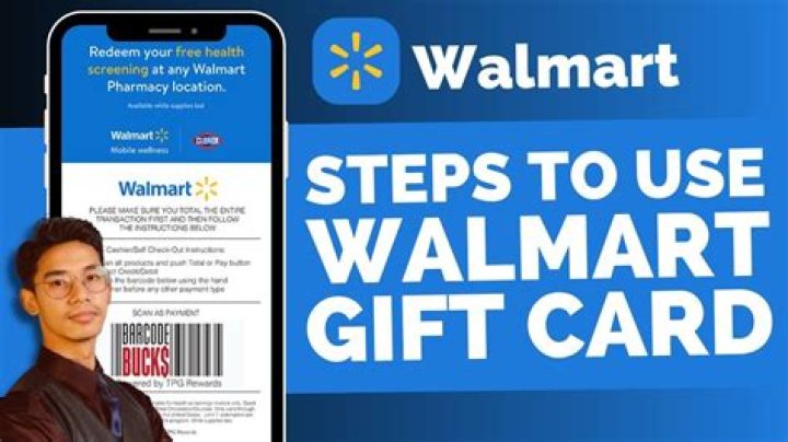Do you have to use a Walmart gift card at Walmart?