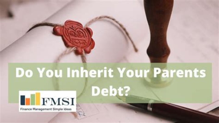 Do you inherit your parents medical debt?