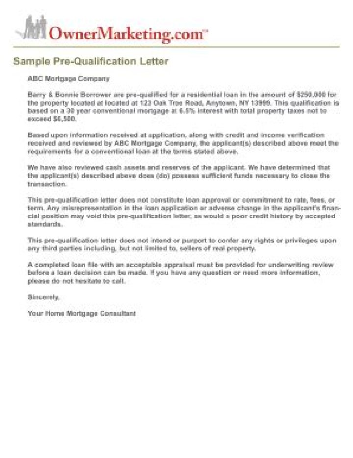 Does a prequalification letter hurt your credit?