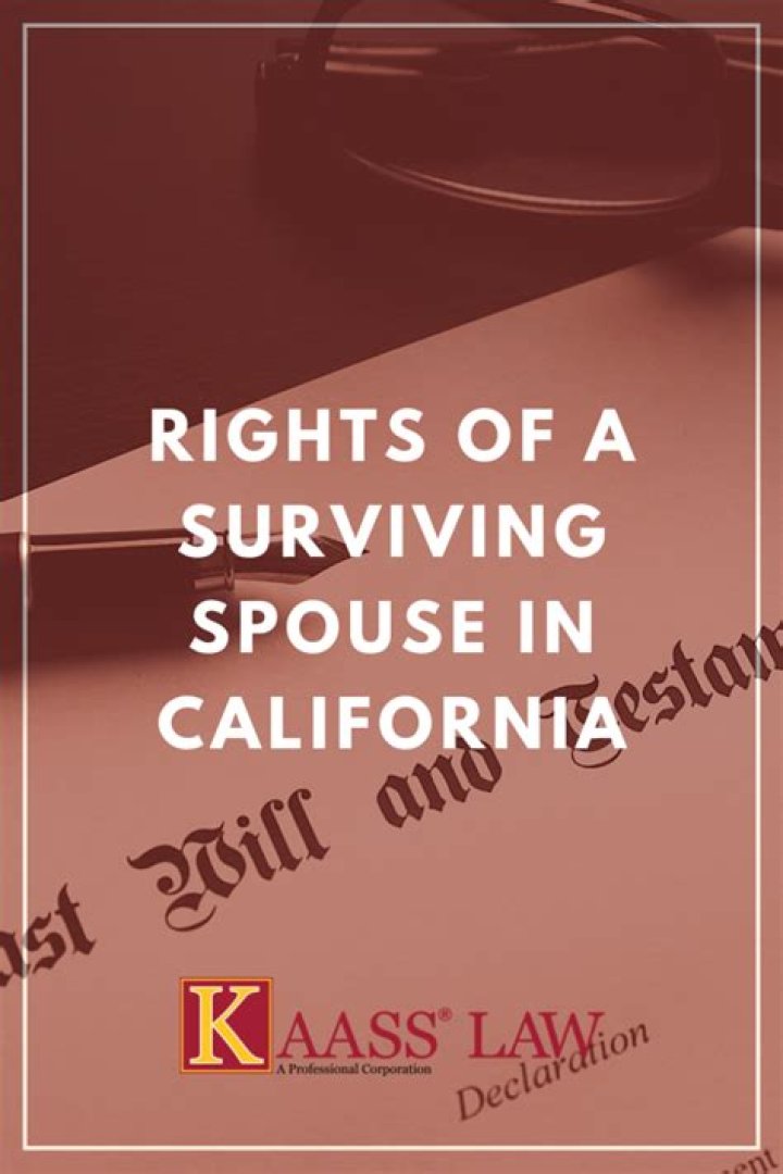 Does a surviving spouse have any rights?