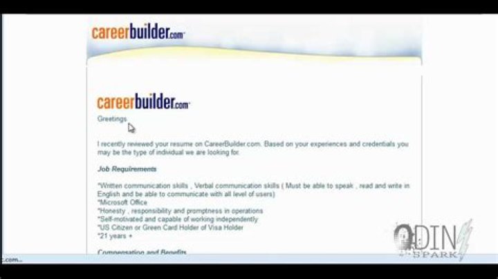 Does CareerBuilder have scam jobs?