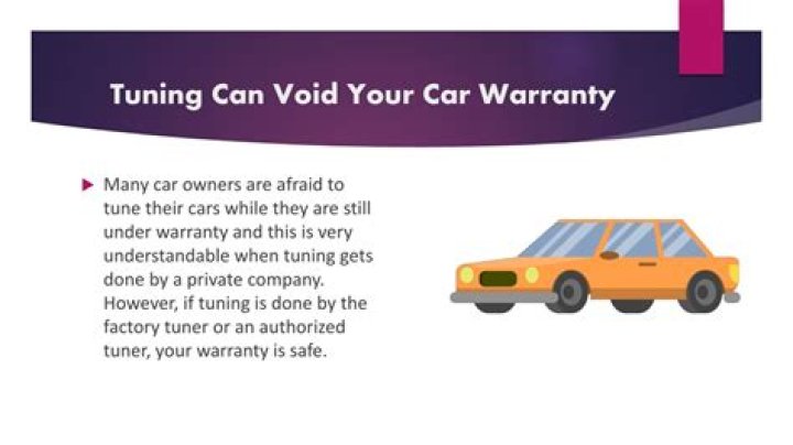 Does dyno tuning void warranty?