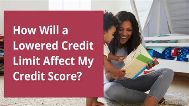 Does lowering credit limit affect credit score?