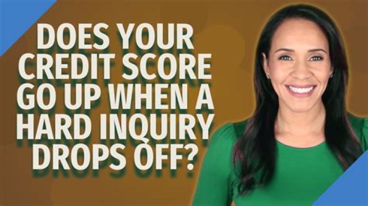 Does your credit score go up when a hard inquiry drops off?