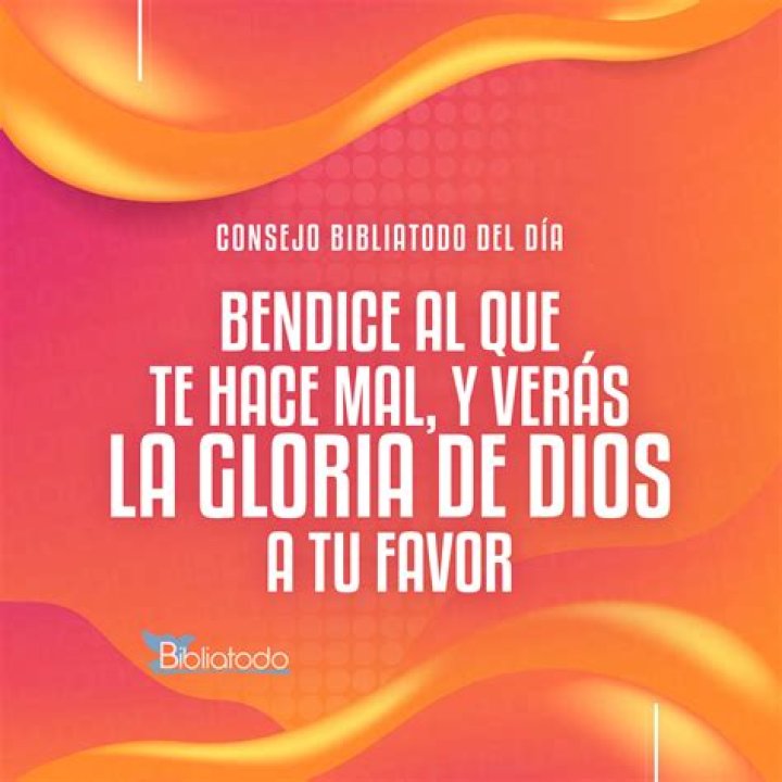 ¿Donde dice en la Biblia bendice al que te maldice? – Celebrity.fm