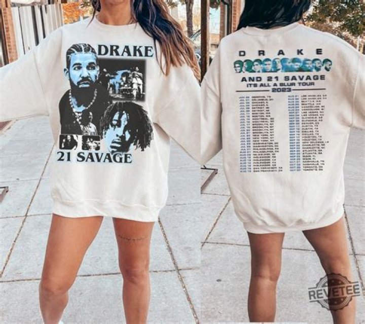 Drake Reveals New Merch From 21 Savage Tour