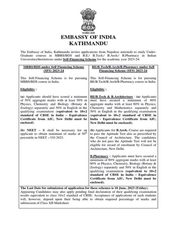 Embassy of India in Kathmandu, Nepal