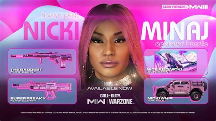 Fans Are Loving Nicki Minaj's "Call Of Duty" Operator