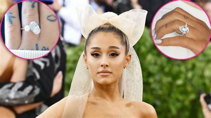 How Ariana Grande’s Engagement Ring From Fiance Dalton Gomez Compares to the One From Ex Pete Davidson