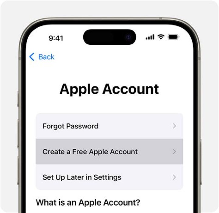 How can I create a free Apple ID?