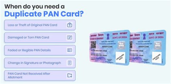 How can I get duplicate PAN card?