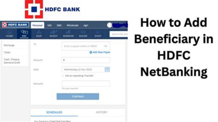 How can I register for NetBanking in HDFC?