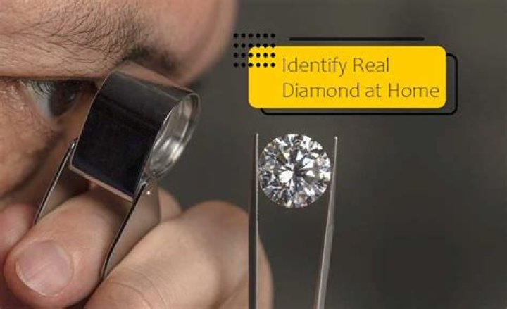 How can I tell if a diamond is real with a flashlight?