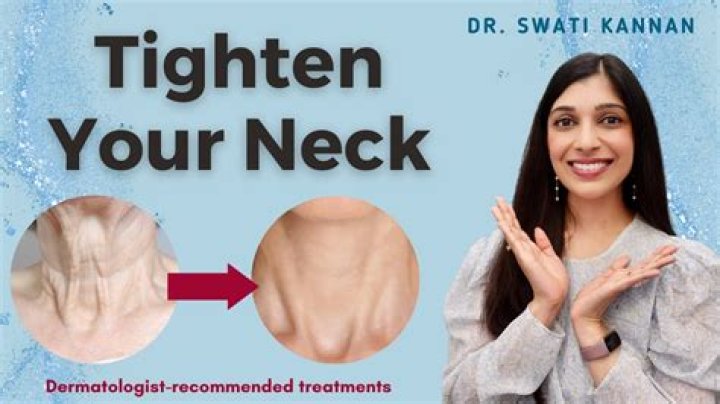How can I tighten my neck skin naturally?