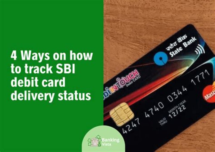 How can I track my SBI ATM card status?