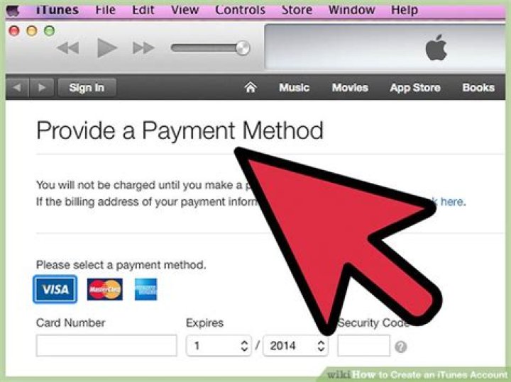 How do I create an iTunes account without a credit card?