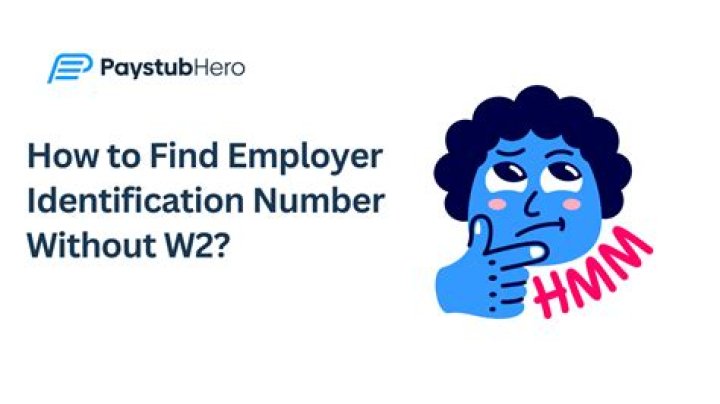 How do I find my employer ID number without W2?