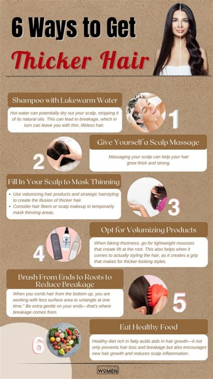 How do I make my hair thicker as I age?