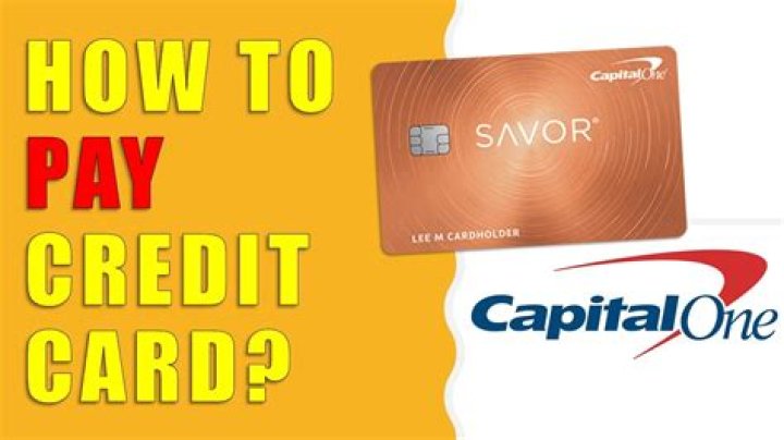 How do I pay my credit card Capital One?