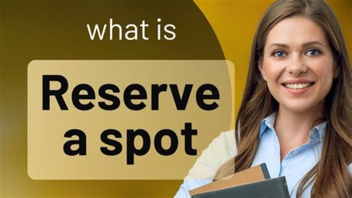 How do I reserve a spot at Target?