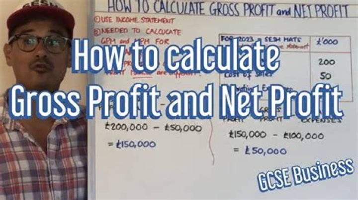 How do you calculate net profit from cash profit?