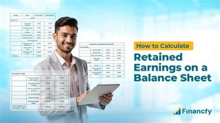 How do you calculate retained earnings on balance sheet?