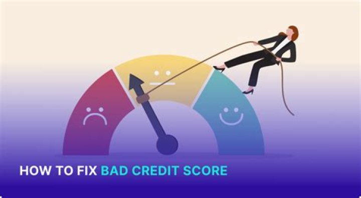 How do you fix bad credit history?