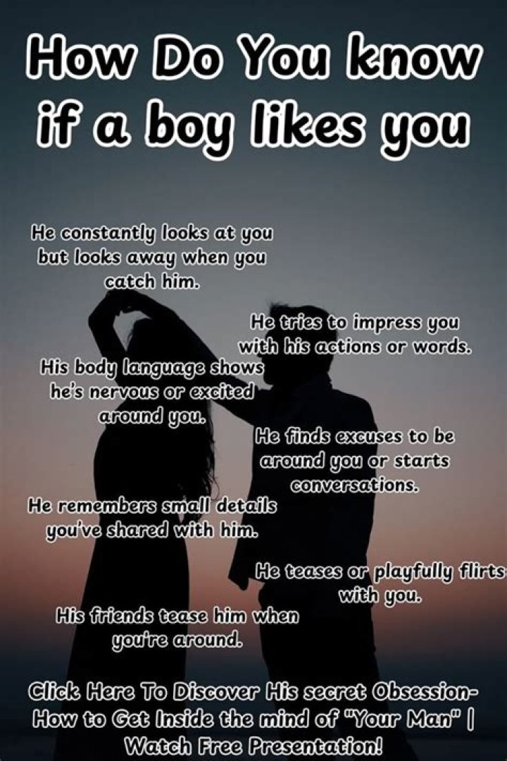 How do you know if you like a boy?