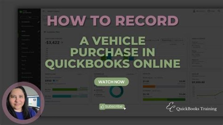 How do you record a car purchase in accounting?