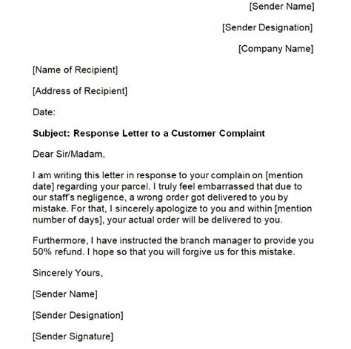 How do you respond to a complaint against you?