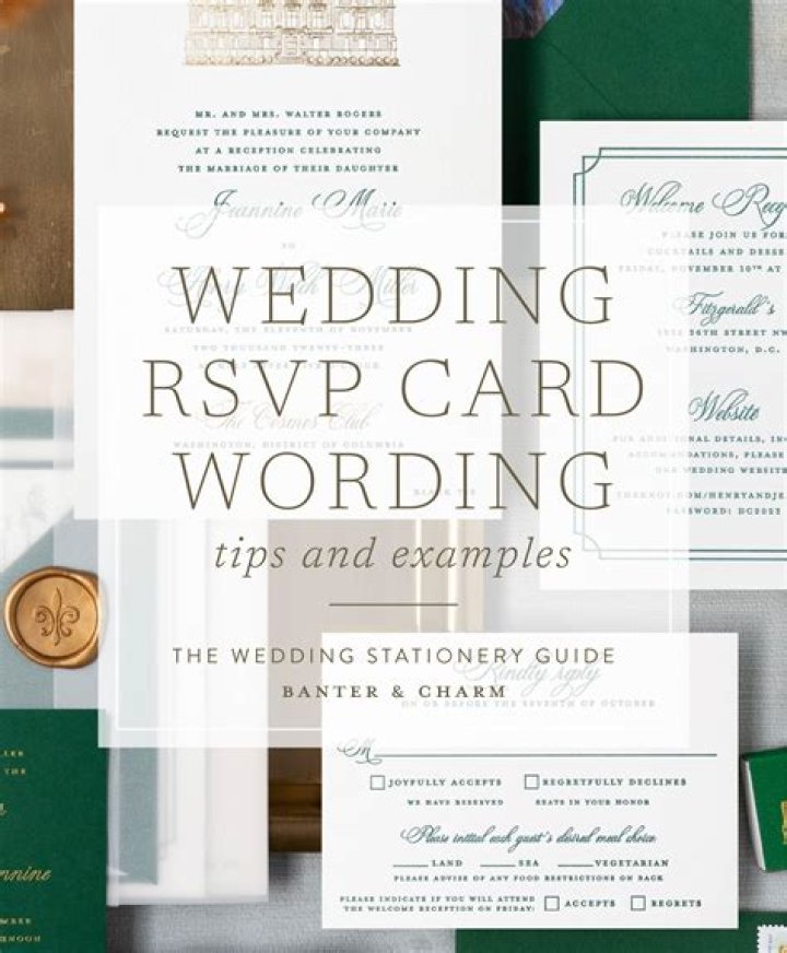 How do you respond to an RSVP card?