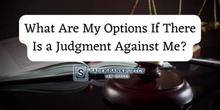 How does a creditor get a Judgement against you?