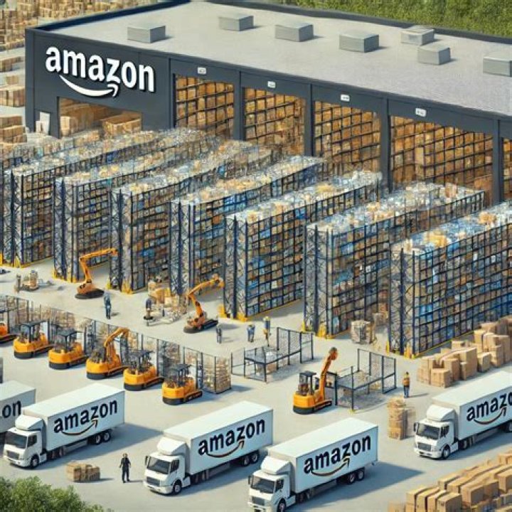 How many distribution centers Amazon has?