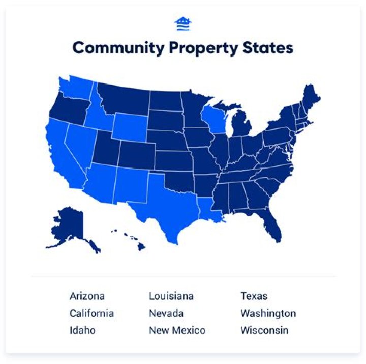 How many states are community property states?