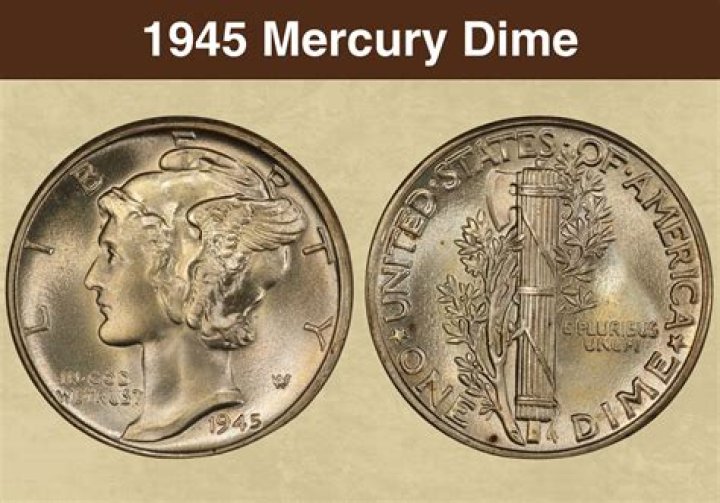 How much is a 1945 D Mercury dime worth?